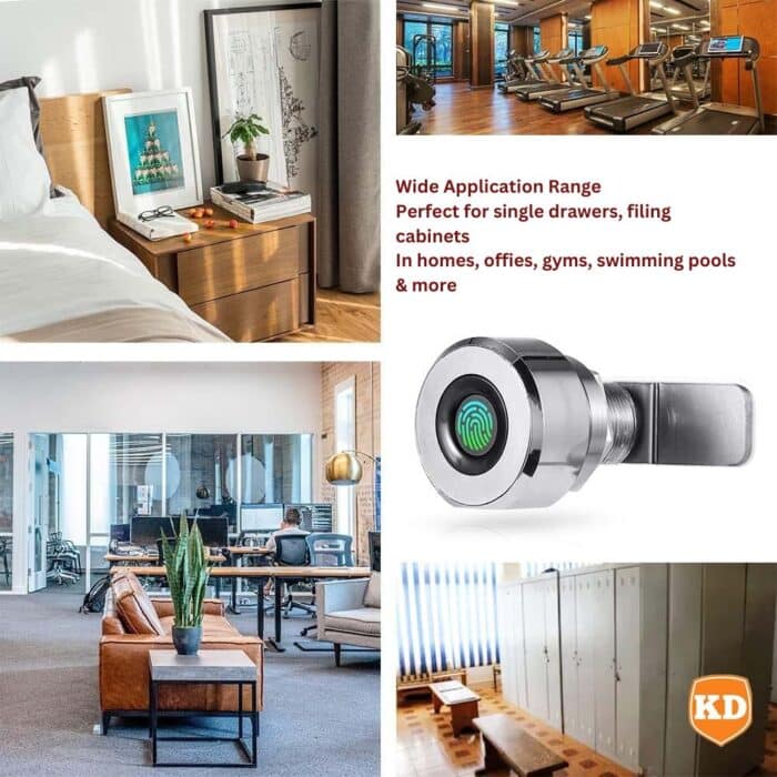 Killer Deals Rechargeable Fingerprint Smart Lock for Drawer Cabinet Home Office - Image 9
