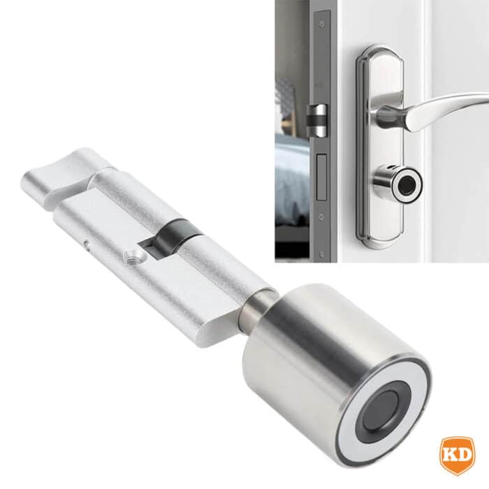 Killer Deals Indoor Home Security Smart Biometric Fingerprint Cylinder Lock - Image 4