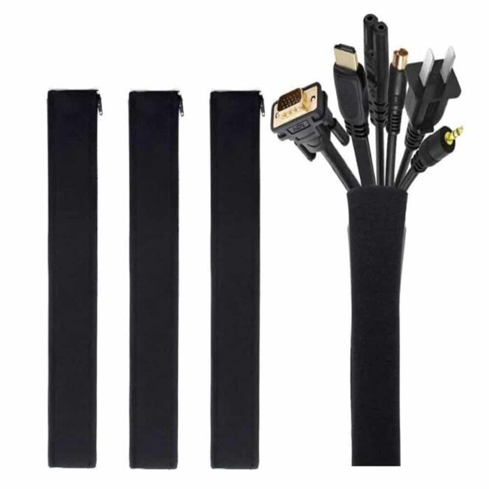 Killer Deals Home Office Electronic Cable Management Sleeve Organiser 4 Set - Image 5