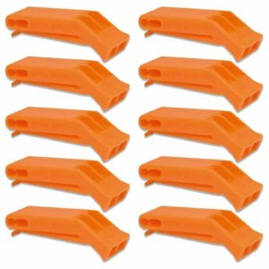 Killer Deals Life Jacket Safety Whistle w/ Lanyard- 10 Pack Combo