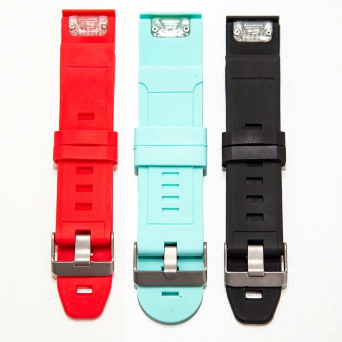 Killer Deals Silicone Strap for 22mm Garmin Fenix 5/6 Watch B/R/FB - Combo1 (S-GFX522MM-COMBO1) - Image 2