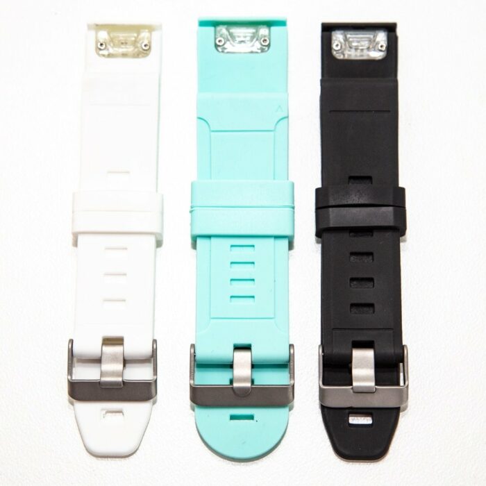 Killer Deals Silicone Strap for 22mm Garmin Fenix 5/6 Watch B/W/FB - Combo3 (S-GFX522MM-COMBO3) - Image 2