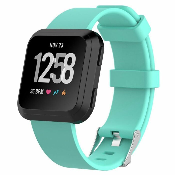 Killer Deals Silicone Strap Combo for Fitbit Versa/ 2- White, Black, Teal- S/M - Image 4
