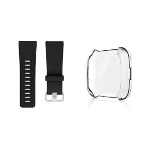70131-700×700-1 Killer Deals Black Silicone Strap (M/L) + TPU Case Combo for Fitbit Versa