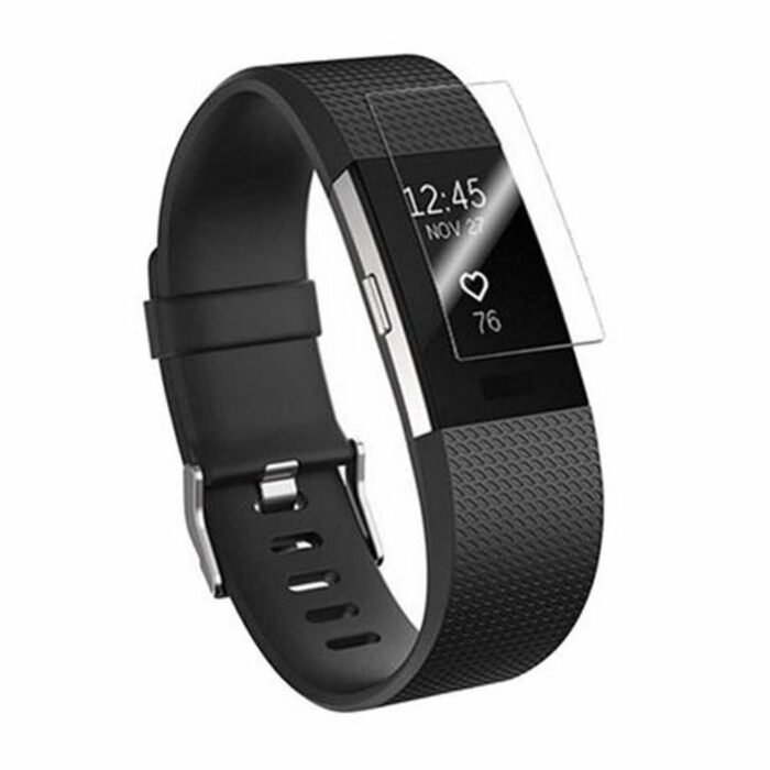 Killer Deals Silicone Strap + TPU Film Combo for Fitbit Charge 2- Grey - Image 2