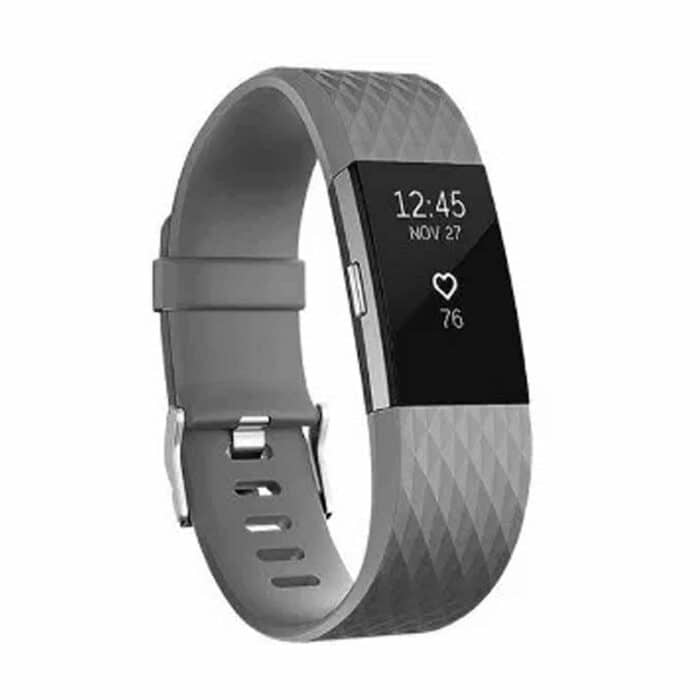 Killer Deals Silicone Strap + TPU Film Combo for Fitbit Charge 2- Grey - Image 4