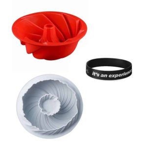 70149-700×700-1 Killer Deals Round Swirl + Spiral Bundt Cake Silicone Baking Mould Combo