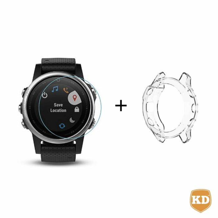 Killer Deals Garmin Fenix 6S TPU case (clear) + screen protector combo - Image 2