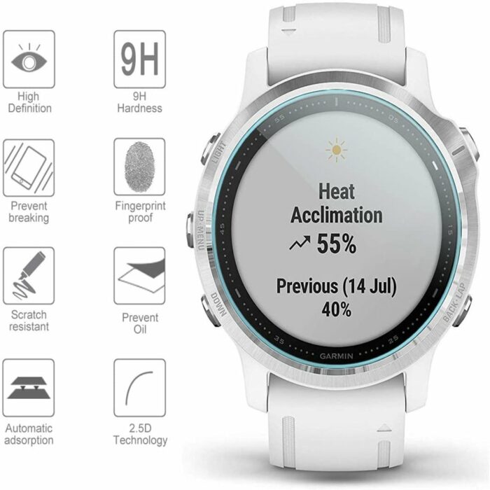 Killer Deals Garmin Fenix 6S TPU case (clear) + screen protector combo - Image 3