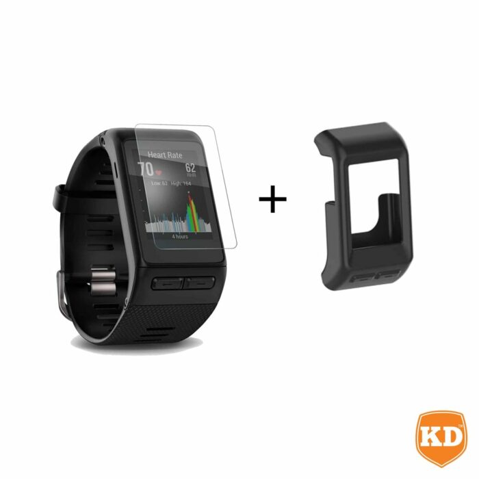Killer Deals Garmin Vivoactive HR TPU protective case + glass screen protector combo