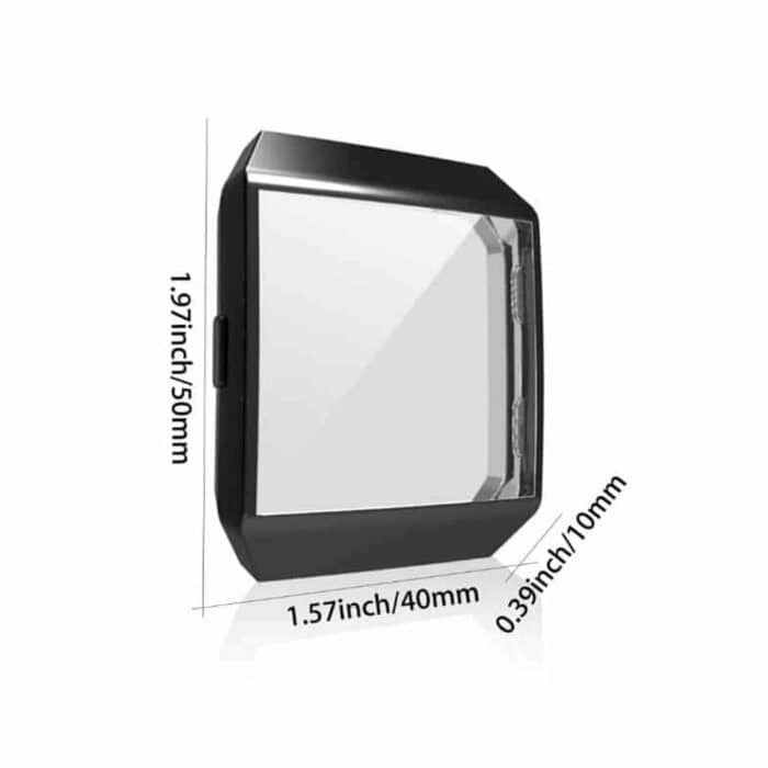 Killer Deals Replacement TPU Case + Screen Protector Film Combo for Fitbit Ionic- Black - Image 5