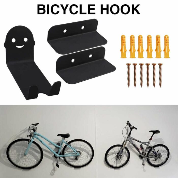 Killer Deals cycling bicycle wall mount pedal hook + tyre hanger racks Combo - Image 5