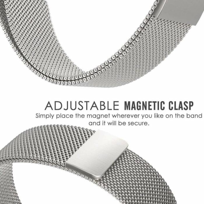 Killer Deals Milanese Strap & Glass Screen for Fitbit Ionic- Silver - Image 7