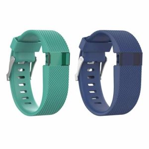 70287-700×700-1 Killer Deals Fitbit Charge HR Silicone Strap (S/M)- Frost Blue/ Navy Combo