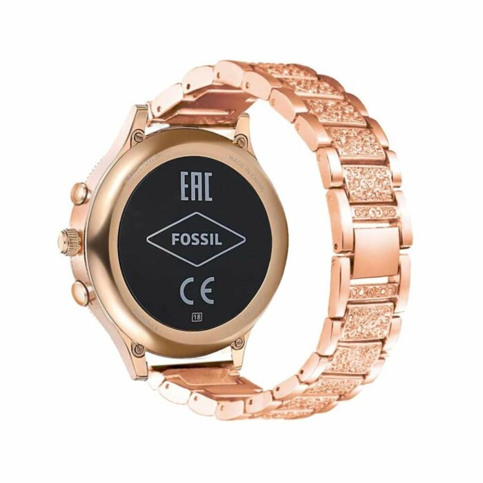 Killer Deals 26mm Garmin Fenix 6X Sparkling Stainless-Steel Strap Silver/Black/Rose Gold Combo - Image 7