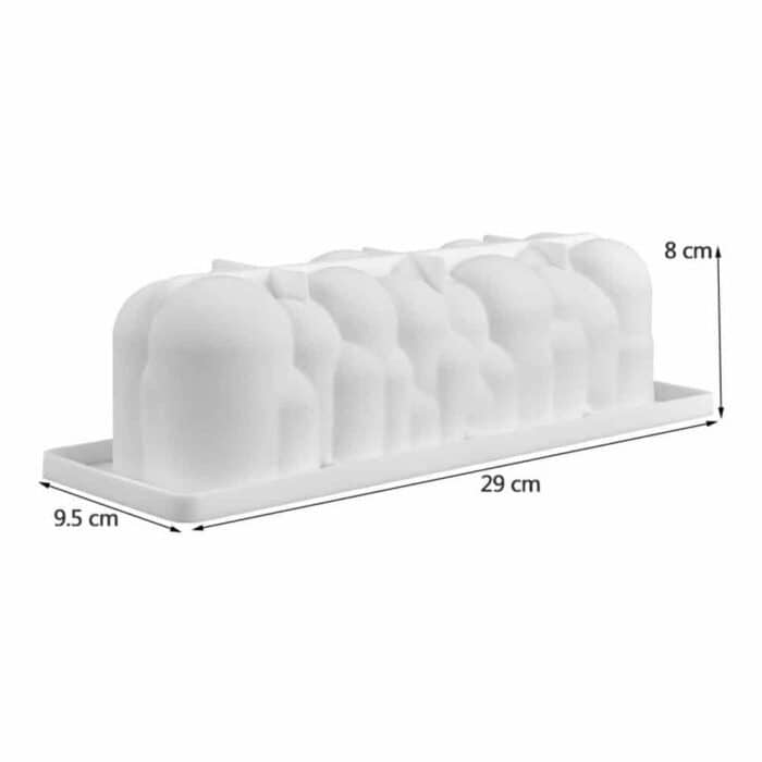 Killer Deals 3D Rectangular Cloud & Rainbow/Unicorn Silicone Baking Mould- Combo - Image 4