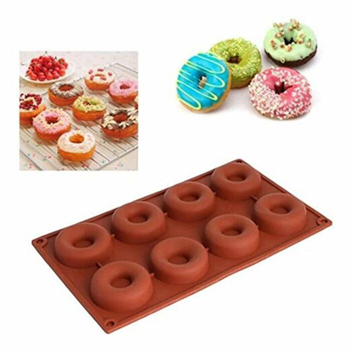 Killer Deals Mini Doughnut & Spiral Swirl Bundt Silicone Baking Mould-Combo - Image 3