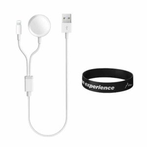 Killer Deals Dual Charger for Apple Watch/iPhone/iPad + Free Wristband Combo