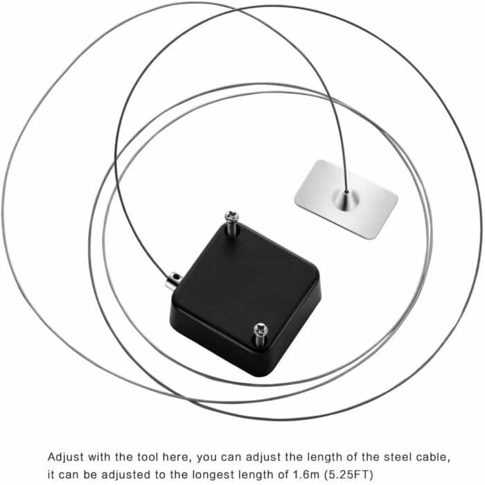 Killer Deals Adjustable Laptop Stand + Anti-Theft Retractable Cable Lock - Combo - Image 2