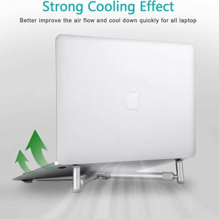 Killer Deals Adjustable Laptop Stand + Anti-Theft Retractable Cable Lock - Combo - Image 8