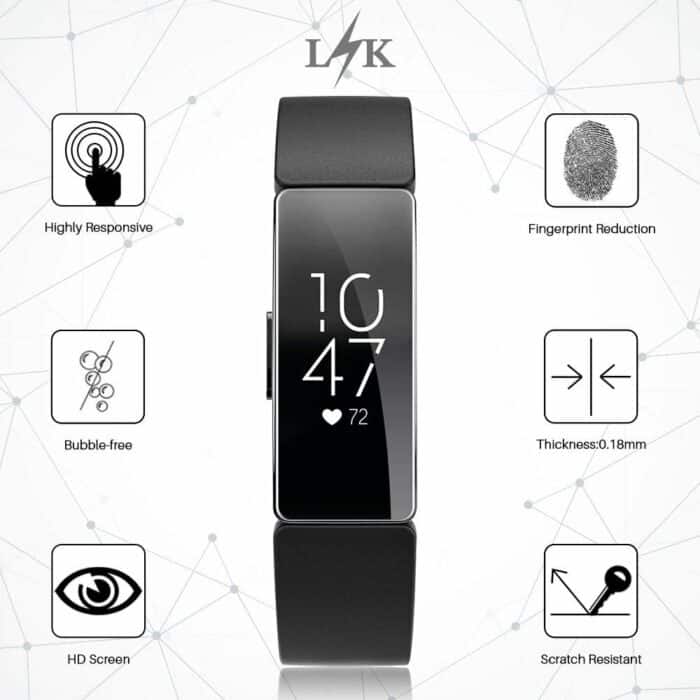 Killer Deals 38mm Glass Screen Protector for Fitbit Inspire - Image 3