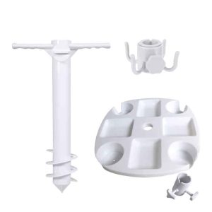 70556-700×700-1 Killer Deals Beach Umbrella Holder Anchor Screw Stake & Snack Cup Holder Tray
