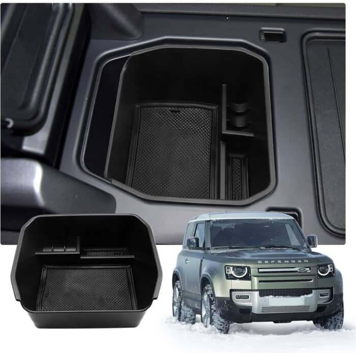 Killer Deals ABS Car Centre Console Storage Box Armrest Organizer for Land Rover Defender 2 Pack - Image 2