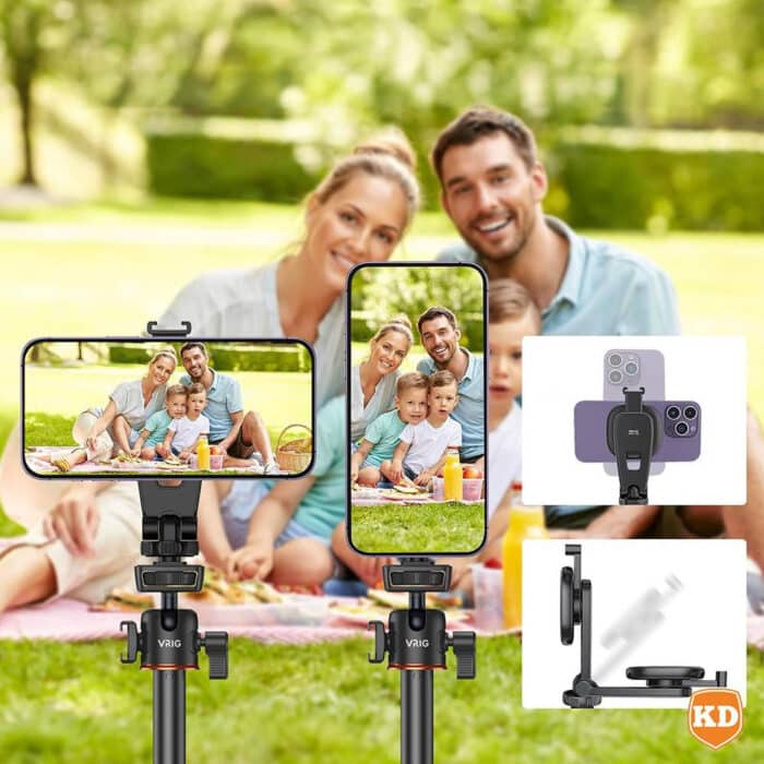 Action Mounts MagSafe Phone Tripod Mount for iPhone & Tripod for GoPro - Image 2