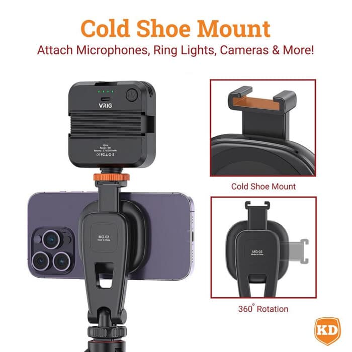 Action Mounts MagSafe Phone Tripod Mount for iPhone & Tripod for GoPro - Image 8