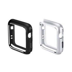 70834-700×700-1 Killer Deals Magnetic Aluminium Protective Case for 44mm Apple Watch- Silver Black 2 Pack