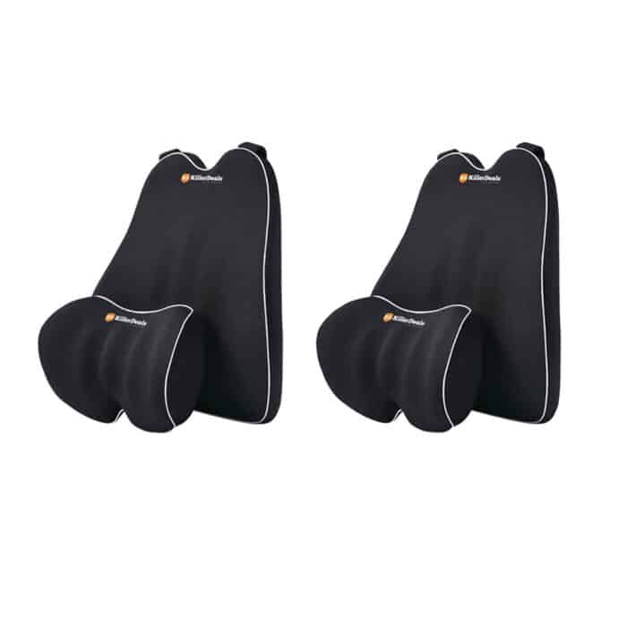 Killer Deals Car Travel Memory Foam Neck / Lower Back Support Cushions - Image 7