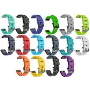 80045-700×700-1 Killer Deals 22mm Silicone Strap for Garmin Fenix 5/ 6 / 7 / Approach S60