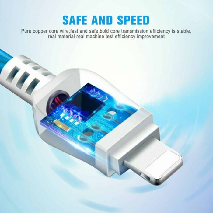 Killer Deals LED Light Flow Flashing USB Replacement Charger Cable - Image 6