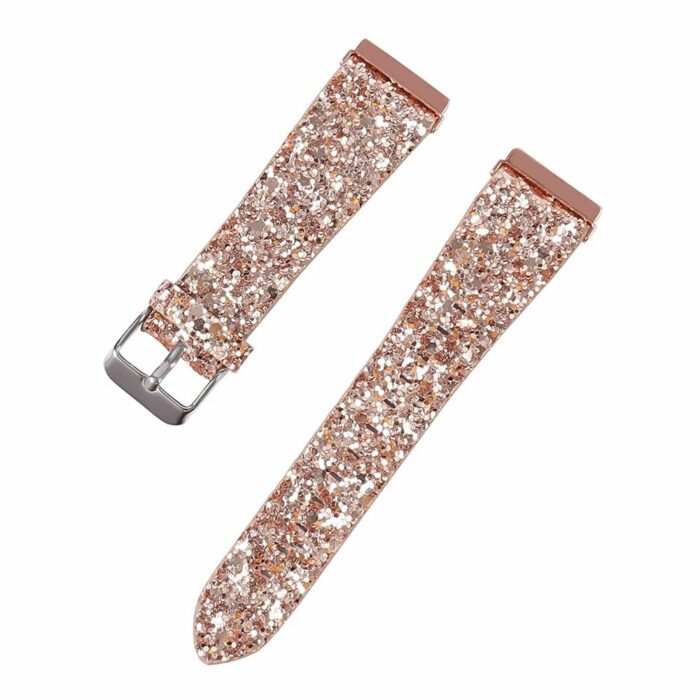 Killer Deals Fitbit Versa/2/Lite/SE Glittery Leather Strap (S-M-L) - Image 2