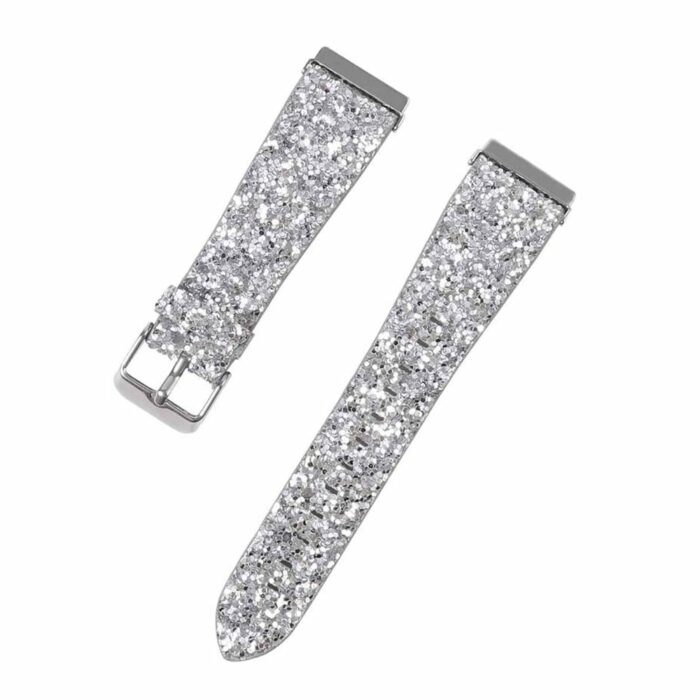Killer Deals Fitbit Versa/2/Lite/SE Glittery Leather Strap (S-M-L) - Image 5