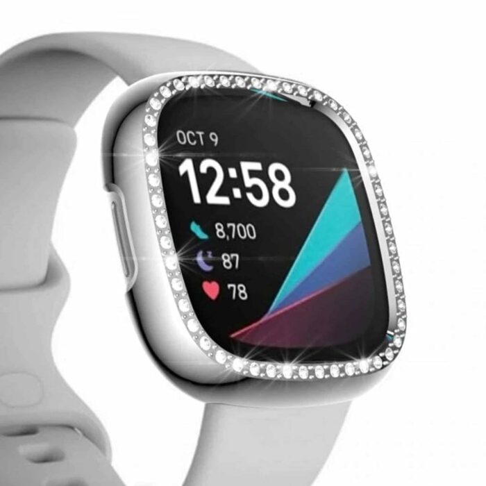 Killer Deals Fitbit Versa 3/Sense Shiny Bling PC Protective Case - Image 4