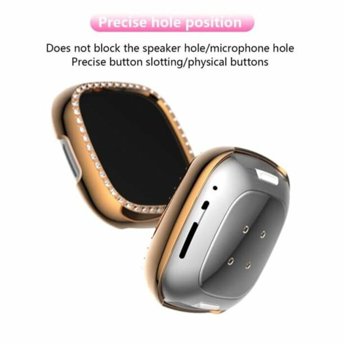 Killer Deals Fitbit Versa 3/Sense Shiny Bling PC Protective Case - Image 7