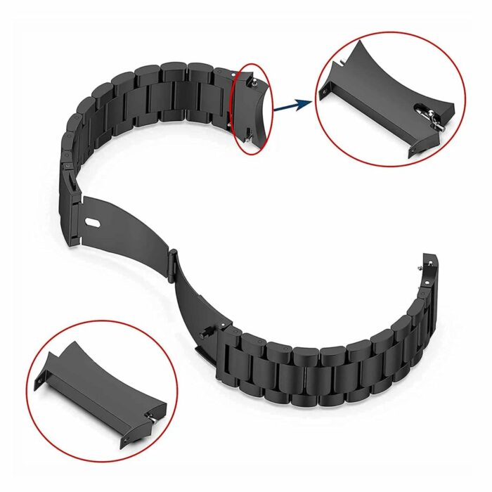 Killer Deals 40-44mm Samsung Galaxy Watch 4 Stainless-Steel Lug Adapters - Image 3
