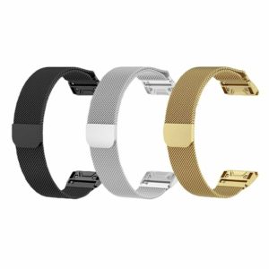 Killer Deals QuickFit 26mm Milanese Steel Strap for Garmin Fenix 5X