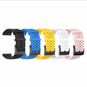 Killer Deals 24mm Perforated Silicone Strap for Suunto Spartan Sport