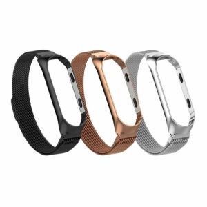 Killer Deals Milanese Stainless Steel Strap for Xiaomi Mi Band 5/6/Amazfit Band 5