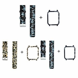 Killer Deals 20mm Silicone Strap & Protective Case w/ Film for Amazfit BIP