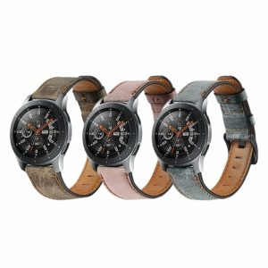 Killer Deals 22mm Universal Leather Strap for Samsung/ Garmin