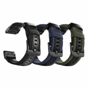 80473-700×700-1 Killer Deals Quick Fit 22mm NOTA Nylon Sweatproof Strap for Garmin Fenix 5