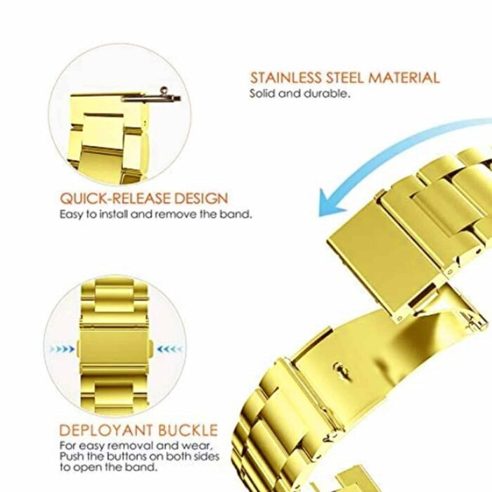 Killer Deals 24mm Universal Watch Replacement Stainless Steel Strap - Image 12