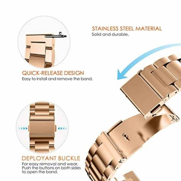 Killer Deals 24mm Universal Watch Replacement Stainless Steel Strap - Image 10