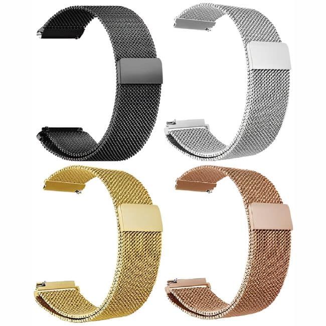 Killer Deals 18mm Universal Stainless Steel Milanese Loop Strap- M/L