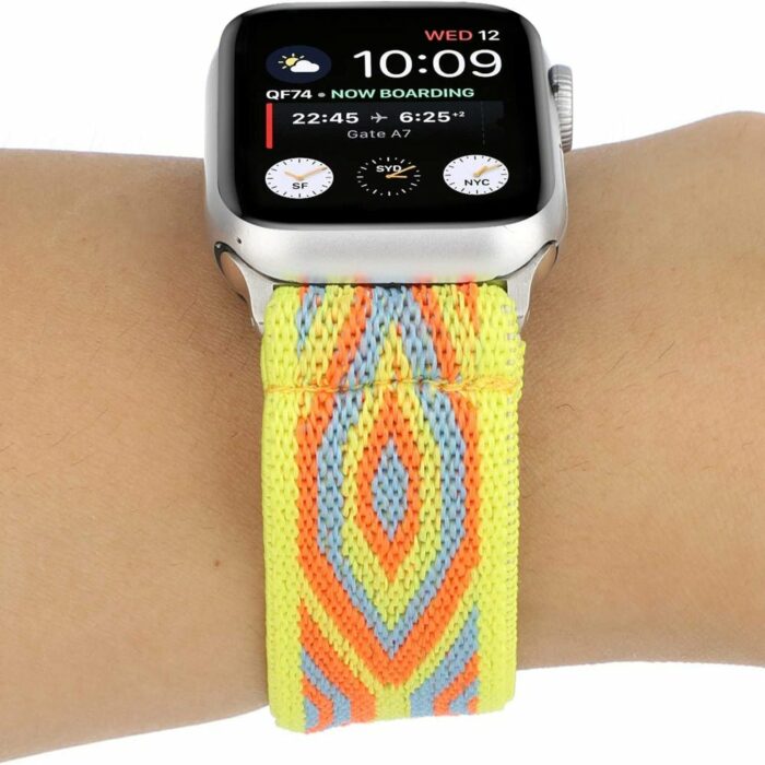 Killer Deals Geometric Print Nylon Strap for 38/40/41mm Apple Watch - Image 5