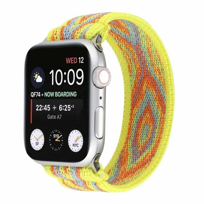 Killer Deals Geometric Print Nylon Strap for 42/44/45mm Apple Watch - Image 2