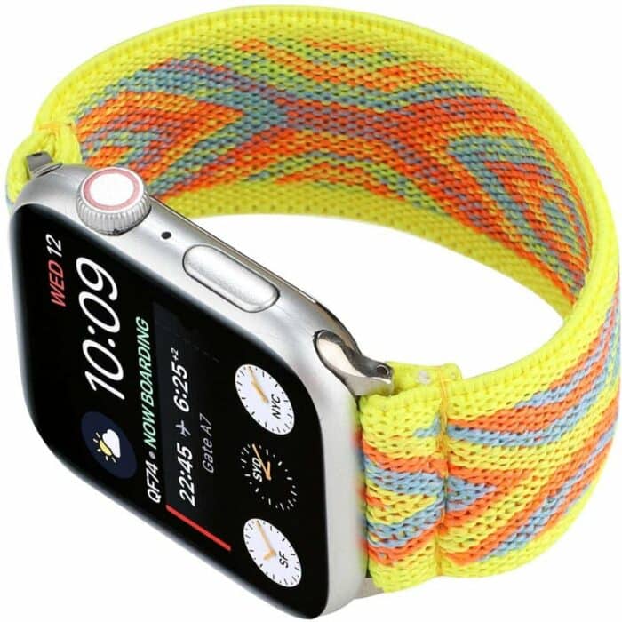 Killer Deals Geometric Print Nylon Strap for 42/44/45mm Apple Watch - Image 4